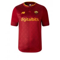 AS Roma Lorenzo Pellegrini #7 Hjemmebanetrøje 2022-23 Kortærmet